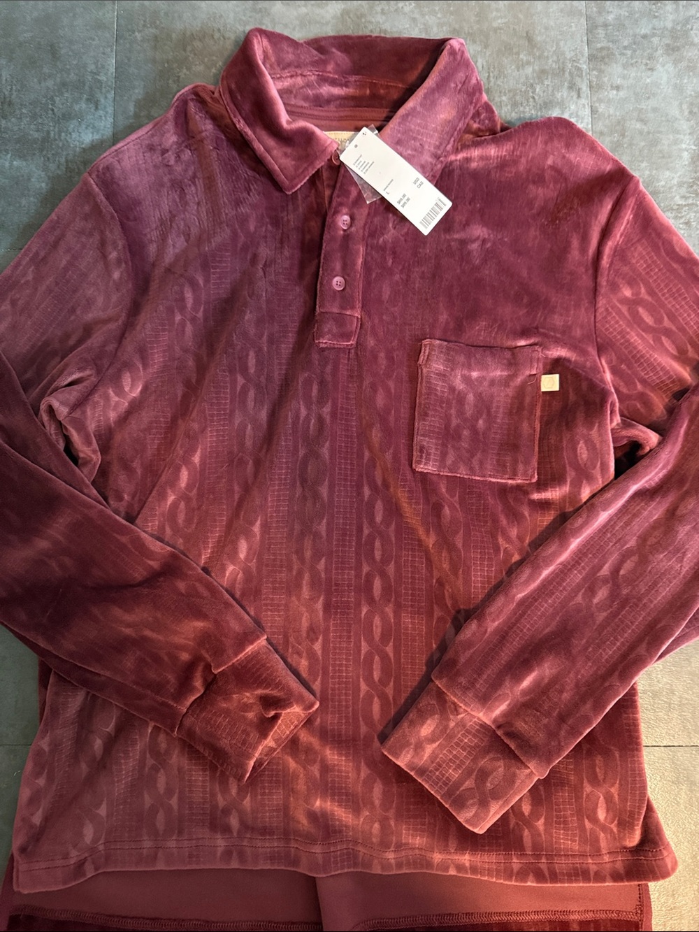 Standard cloth velour shirt